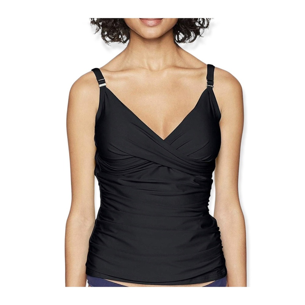 Calvin Klein Women Tankini Swimsuit Top‎ & Bottom Black Size Small NWT $126 - Picture 8 of 10